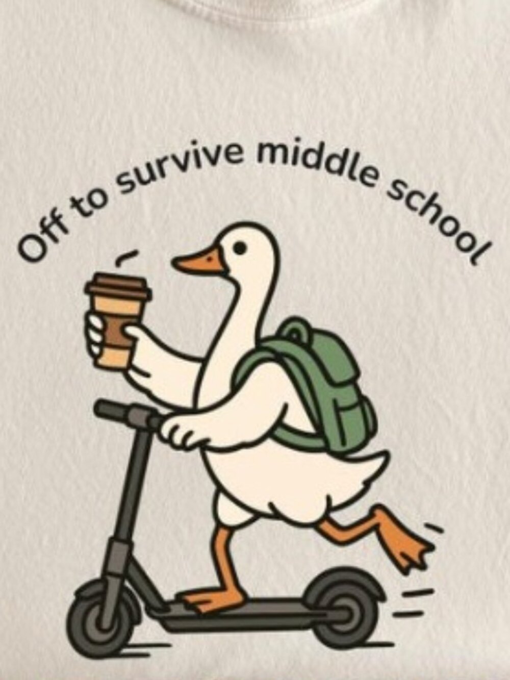 Off to Survive Middle School Shirt Funny Teacher Tee - Picture 2 of 4